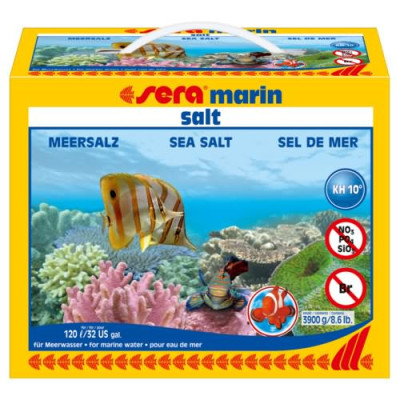 sera marin salt, tengeri só 3900g - 120 literhez