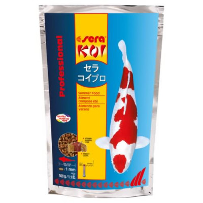 sera KOI Professional - Nyári Táplálék - 1 mm - 500 g